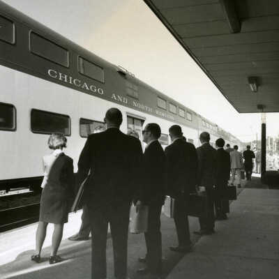 Chicago & North Western Railroad Station Commuters