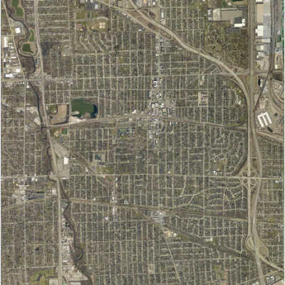 Aerial View of Elmhurst, 2017