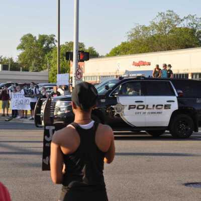 Police Brutality Protest at North Avenue and N. York Street