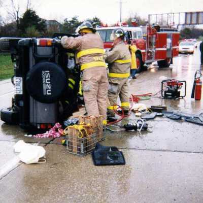 Yorkfield Fire Department Accident Response