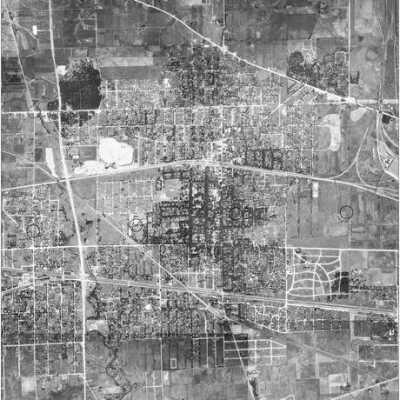 Aerial View of Elmhurst, 1939