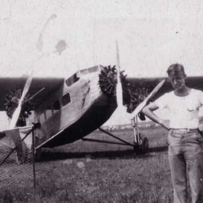 Elmhurst Airport, Ted Szalinski at an airshow