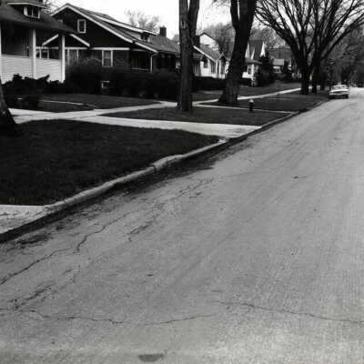 Maple Avenue, looking north from 242-244 Maple Avenue