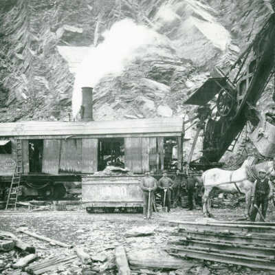 Elmhurst-Chicago Stone Company Steam Shovel