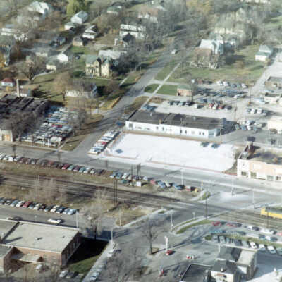 Aerial View of Downtown Elmhurst