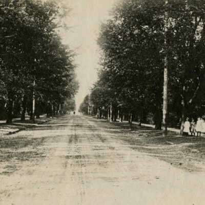 Cottage Hill Avenue, unpaved