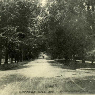 Cottage Hill Avenue, unpaved