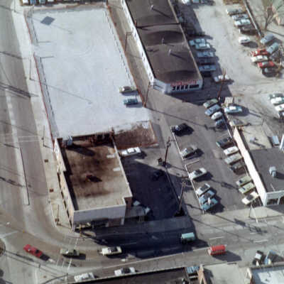 Aerial View of Elmhurst Federal Savings and Loan