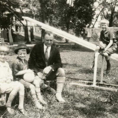 Michael Kross with his Children