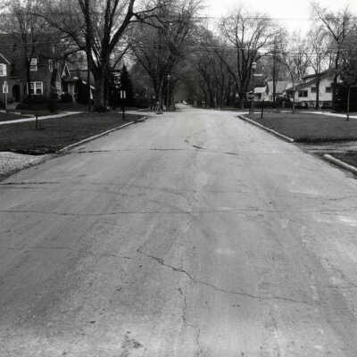 Maple Avenue, looking north from 260 Maple Avenue towards North Avenue