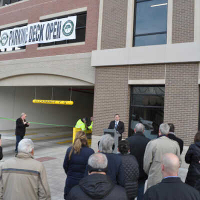 Addison Avenue Parking Deck Ribbon Cutting Ceremony