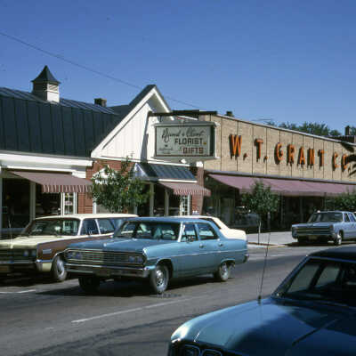 N. York Street, storefronts