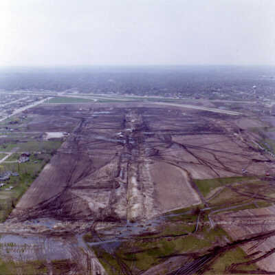 Aerial View, Site of Elmhurst Industrial Park