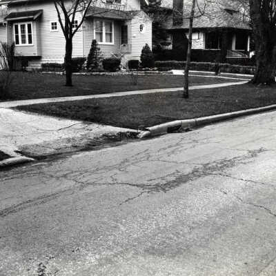 Maple Avenue, looking north from 310 Maple