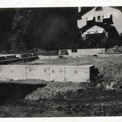 House at 346 Prospect Avenue, construction