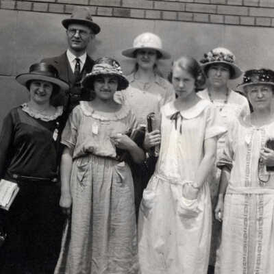 Church Goers at St. John's Evangelical Church