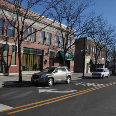 First Street, east from York Street