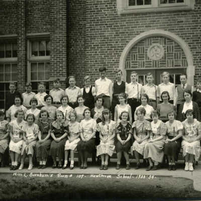 Hawthorne School Eighth Grade Class