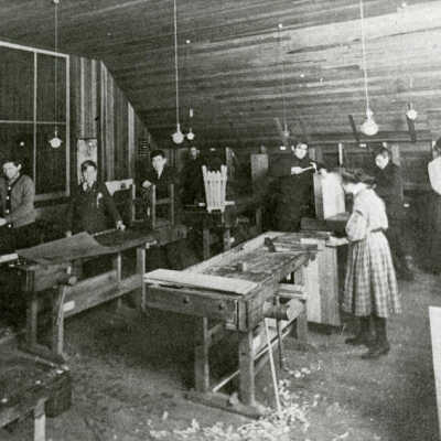 Elmhurst High School Manual Training Room
