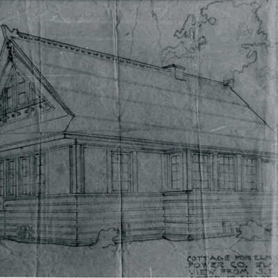 "Cottage for Elmhurst Electric Power Co." design by W.B. Griffin