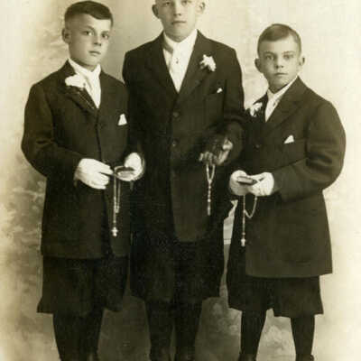 Peter and Andrew Krishak with cousin