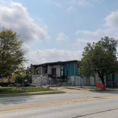 Demolition of 135 Robert Palmer Drive