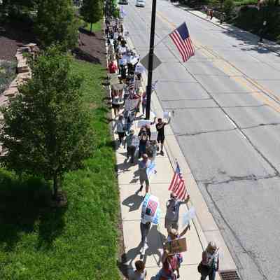 "No Kings" Protest March