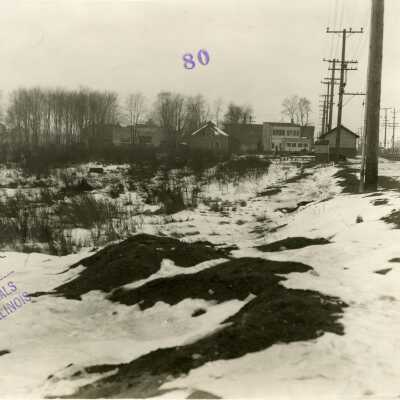 Chicago Great Western Railroad, looking west
