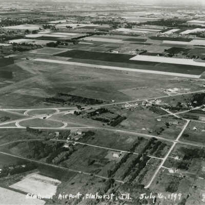 Elmhurst Airport, aerial view