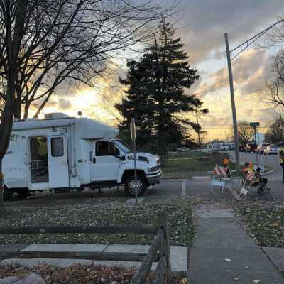 Mobile COVID-19 Testing Site at Churchville Middle School