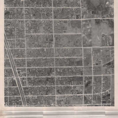 Photograph, aerial view of Elmhurst Area