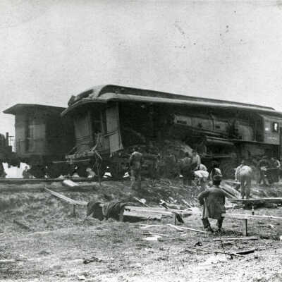 Railroad Collision Near Melrose Park
