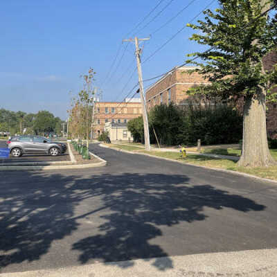 Walter Street Terminus at Elmhurst University