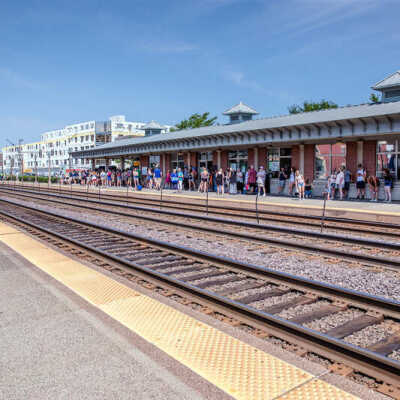 Metra Station at First Street