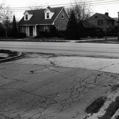 North and Maple Avenues, looking southeast