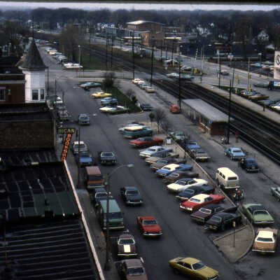 W. Park Ave from the roof of the Elmhurst National Bank Building