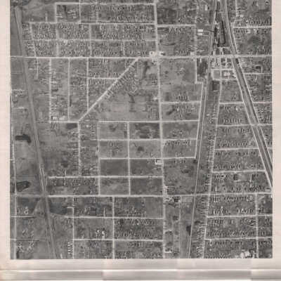 Photograph, aerial view of Elmhurst Area