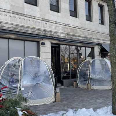 Outdoor Dining at Stray Hen Café