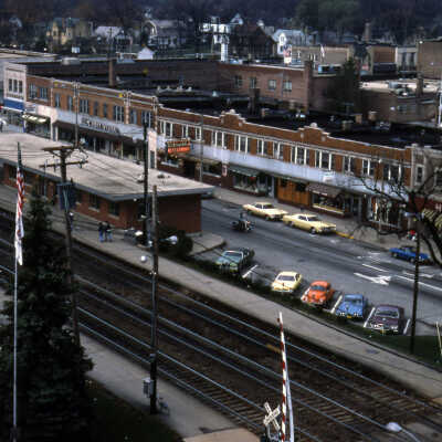 Railroad Station and W. First St.