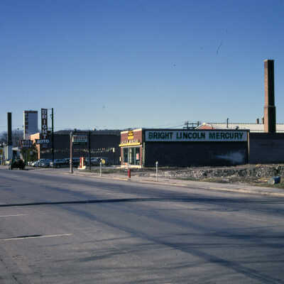 Schiller Street, looking west from 153 Schiller