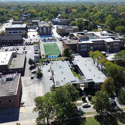 Aerial View of S. York Street