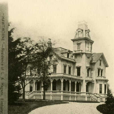 House at St. Charles Road and Prospect, Lucian Hagans' home