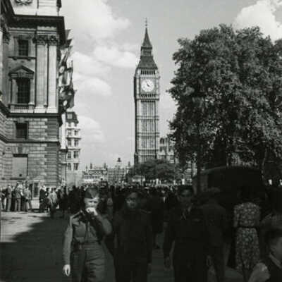 Uniformed men in London