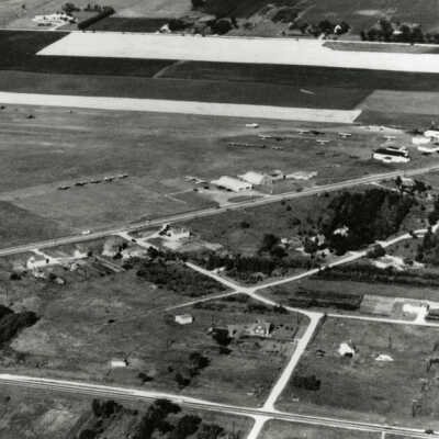 Elmhurst Airport, aerial view