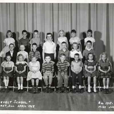 Roosevelt School Class, 1958