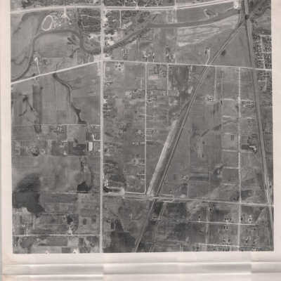 Photograph, aerial view of Elmhurst Area