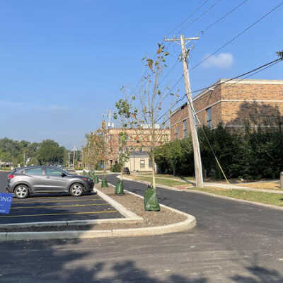 Walter Street Terminus at Elmhurst University