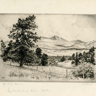 Print, Lee Sturges Etching