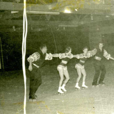 Skaters at the Elm Skating Club