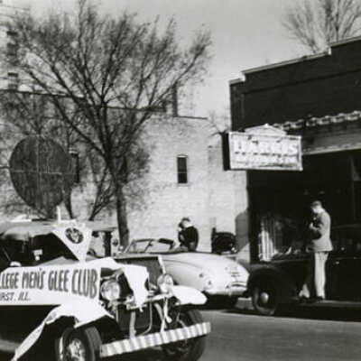 Elmhurst College Homecoming parade, 1941